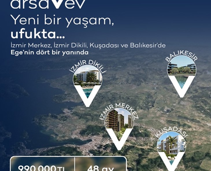 arsaVev’den Ege’de Yeni Bir Yaşam Kurma Fırsatı