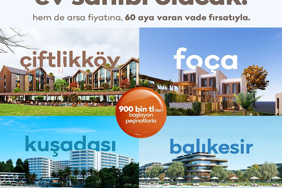 Arsavev’den Arsa Fiyatına Ev Sahibi Olma Fırsatı!
