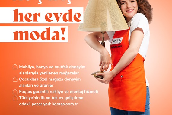 Koçtaş ile Ev Dekorasyonunda Moda Rüzgârı